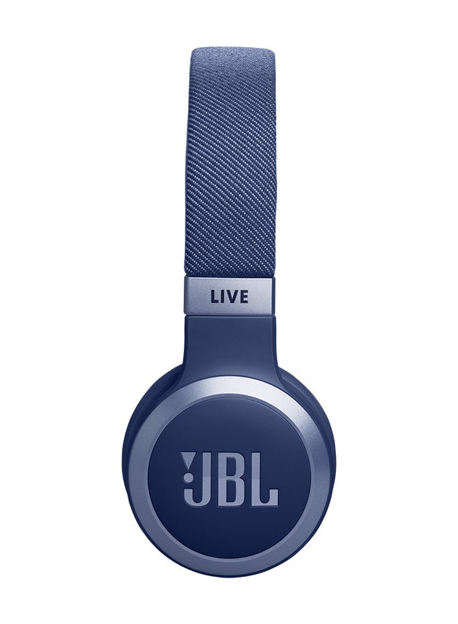 Live 670NC Wireless On-Ear Headphones With True Adaptive Noise Cancelling Blue