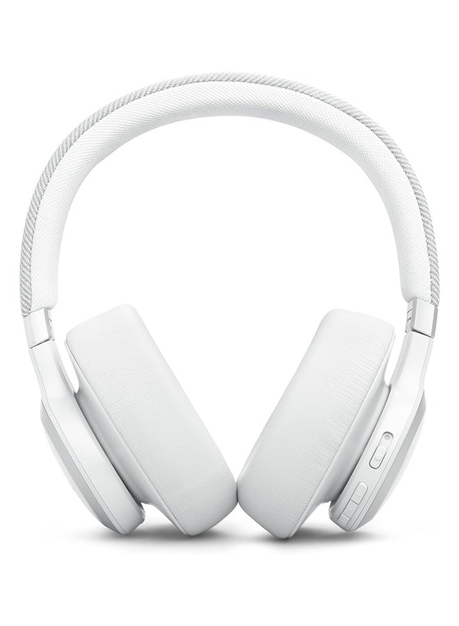 Live 770NC Wireless Over-Ear Headphones With True Adaptive Noise Cancelling White