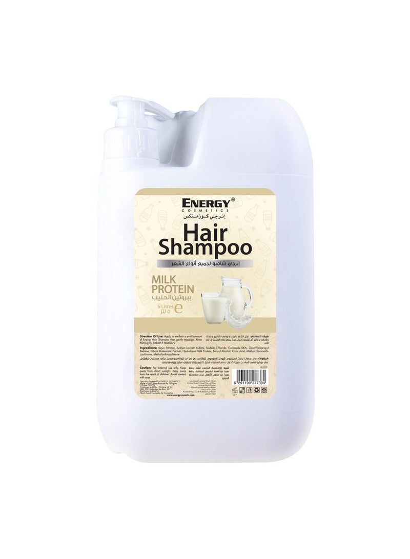 Energy Cosmetics Hair Shampoo Milk Protein Extract 5 L