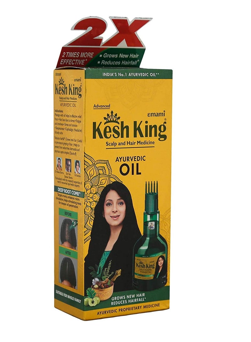 Emami Kesh King Ayurvedic Scalp and Hair Oil 100ml Pack of 4