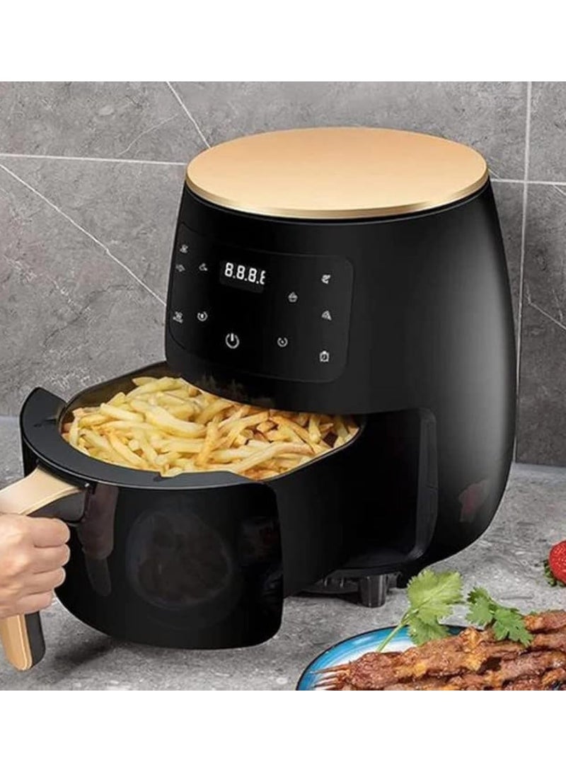 SILVER CREST Air Fryer 6 L Large Capacity360° Rapid Air Convection Technology, with Digital LED Touch Screen 2400W