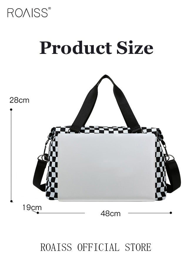 Functional Sports Fitness Handbag with Dry and Wet Separation Large Capacity Design Business Trip and Boarding Short Distance Travel Bag