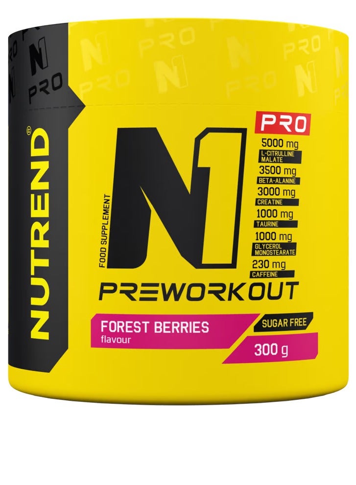 Nutrend N1 Preworkout Forrest Berries 300 gm