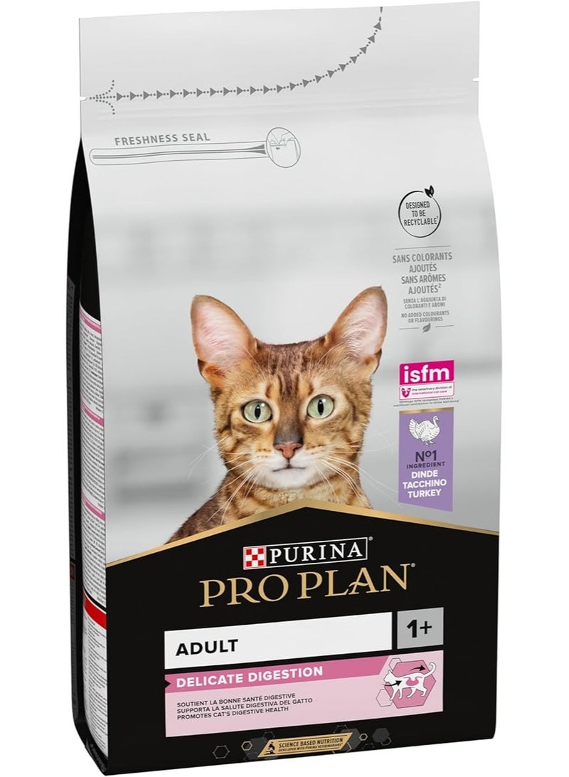 Pro Plan Delicate Digestion Adult Cat Food with Turkey 1.5 kg