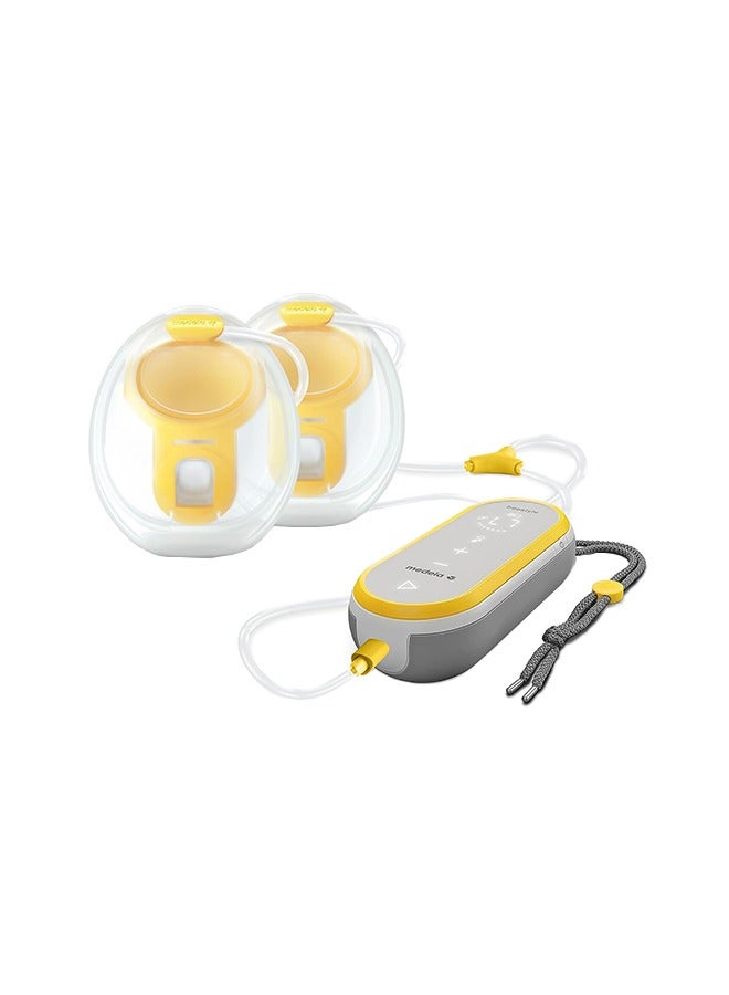 Freestyle Hands-Free Double Electric Breast Pump - Hands-Free Operation Comes With Double Pumping, Compact And Easily Portable
