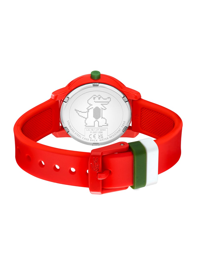 Kids Unisex Analog Round Shape Silicone Wrist Watch 2030051 - 33 Mm