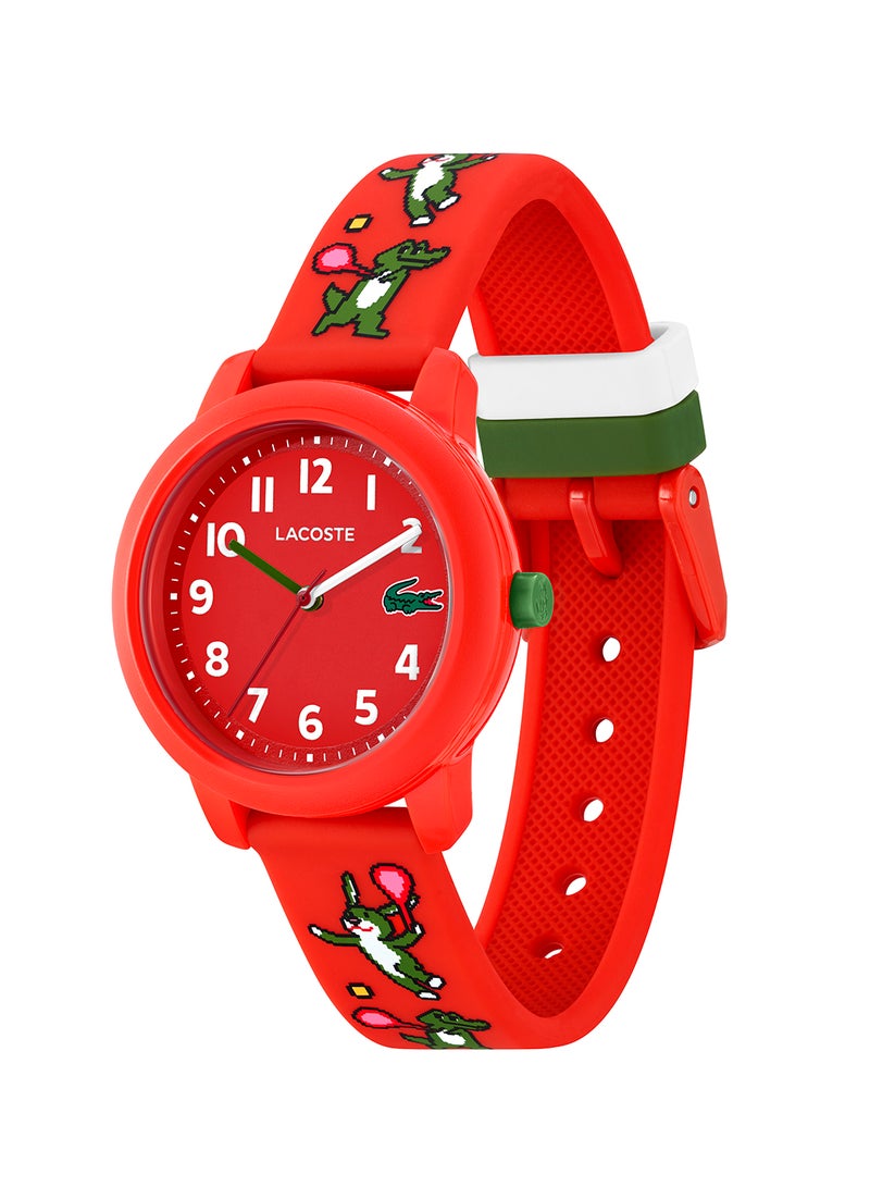 Kids Unisex Analog Round Shape Silicone Wrist Watch 2030051 - 33 Mm