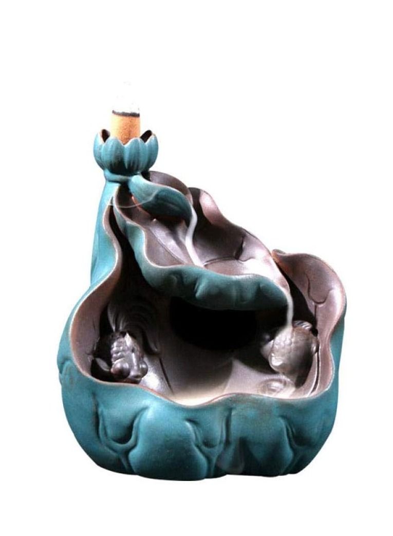 Backflow Incense Burner Ceramic Pisces Accessories Furnace Smell Aromatic Home Office