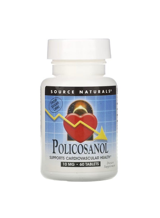 Policosanol, 10 mg, 60 Tablets