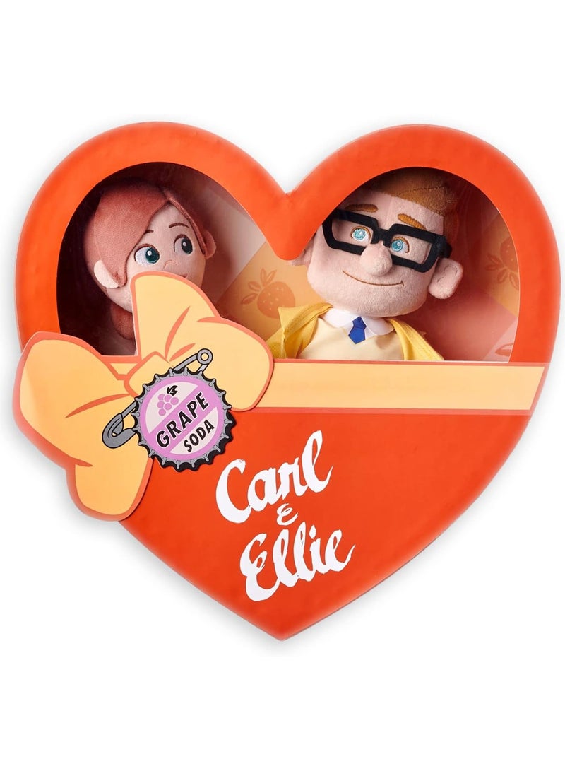Disney Pixar UP - Carl & Ellie Plush Set