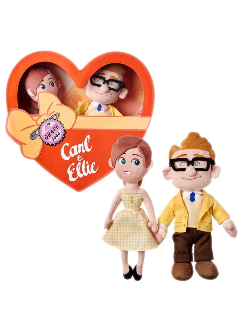Disney Pixar UP - Carl & Ellie Plush Set