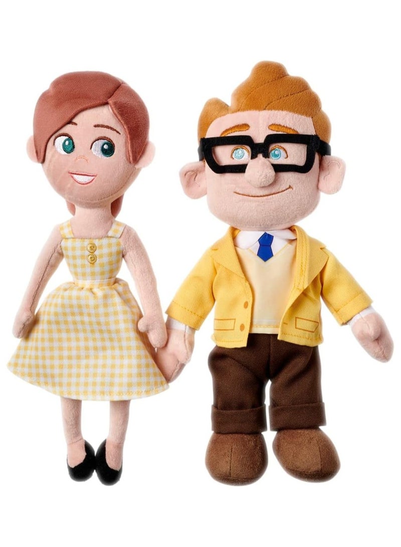 Disney Pixar UP - Carl & Ellie Plush Set