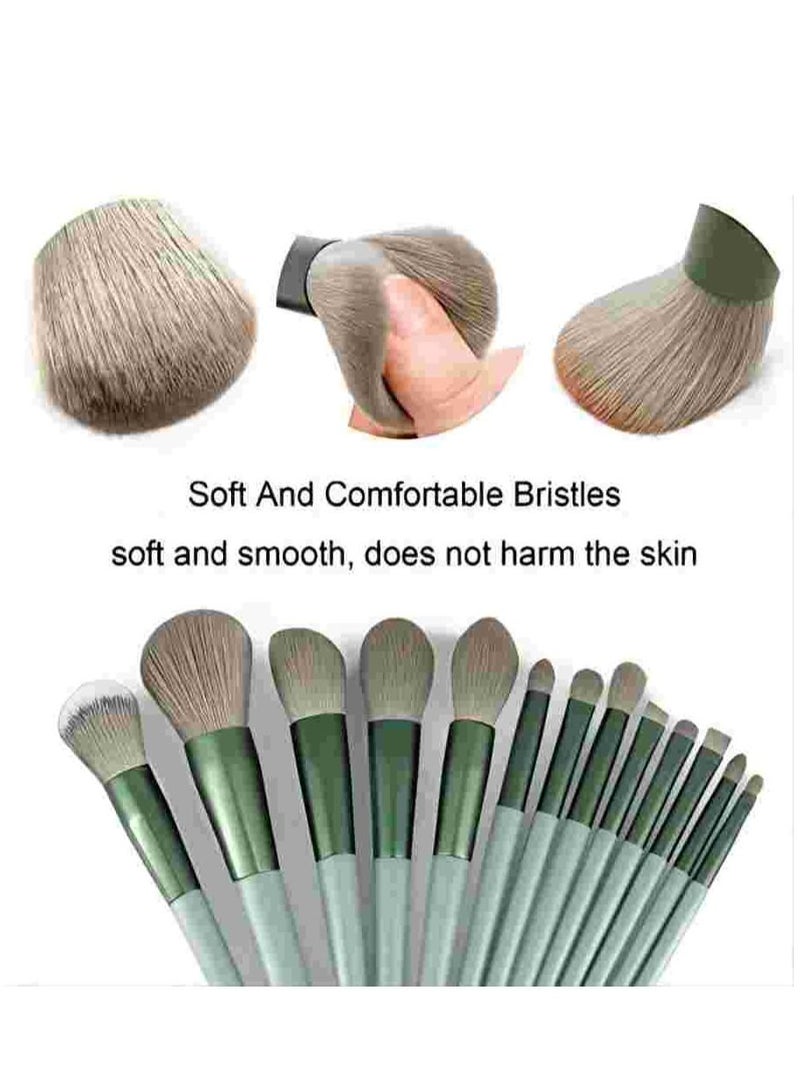 COOLBABY Makeup Brush 22 Makeup Sets, Foundation Brush Eyeshadow Brush Makeup Brush Set (Green,22 Sets)