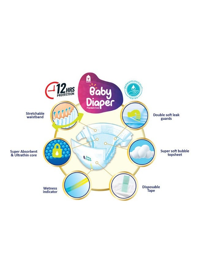 Baby Diaper Pants Size 5, Extra Large, 11-16Kg,  38 Counts