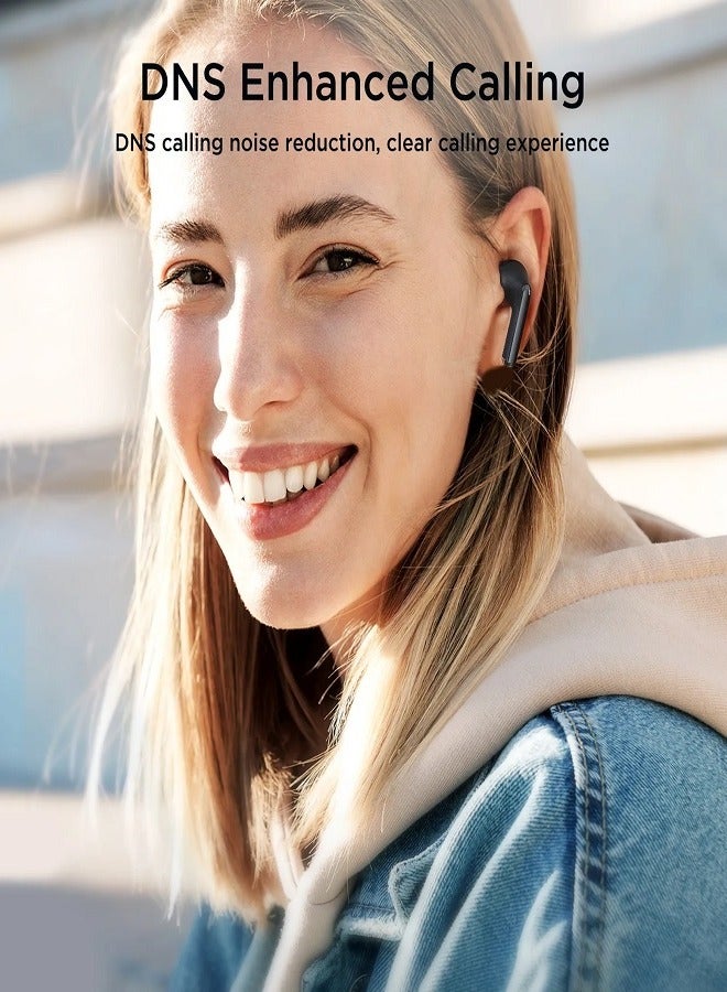 Bluetooth 5.3 TWS Wireless Earphones 65Ms Low Latency Earbuds 13Mm Driver Hifi Headphones 4 Mics+ENC HD Call Sky Blue