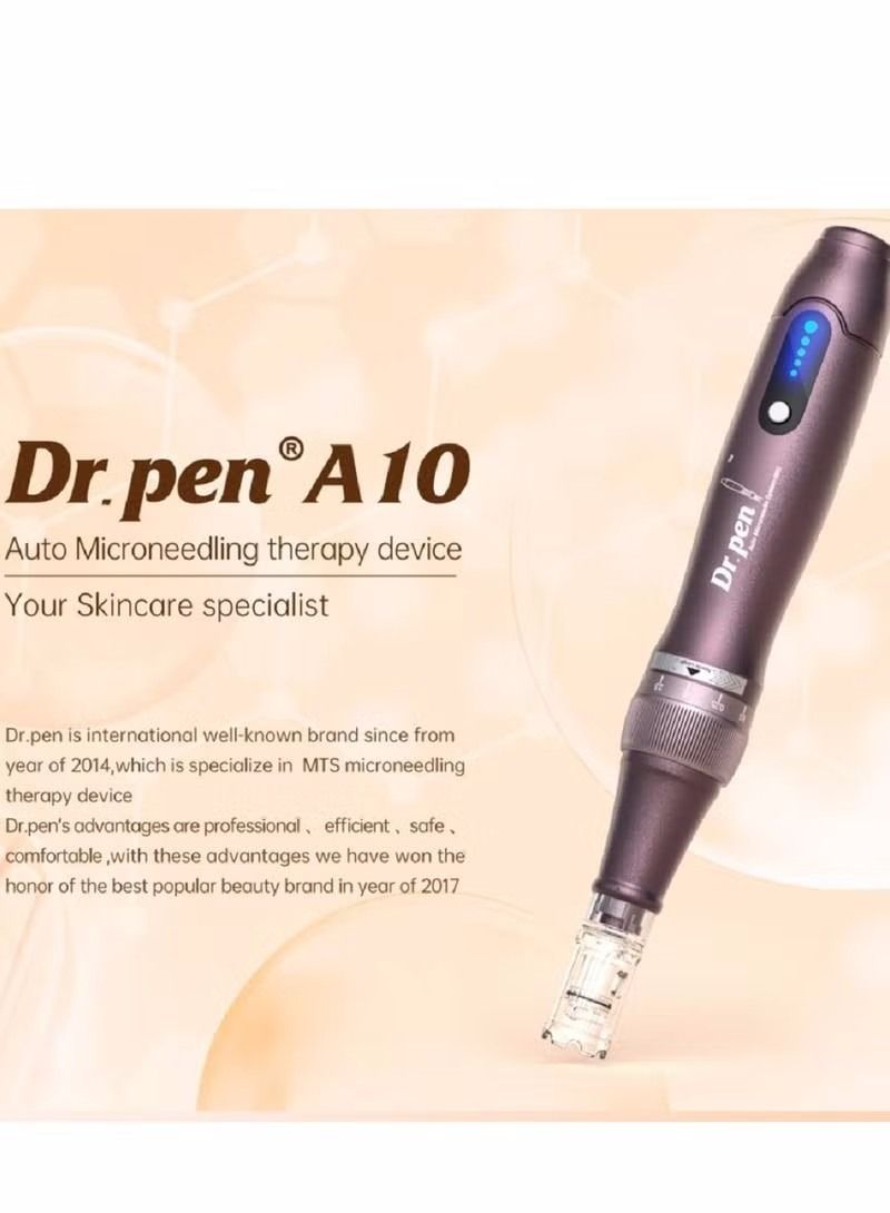 Dr.pen A10 Microneedling Pen Wireless Electric Derma Pen with 2 Replacement Cartridges