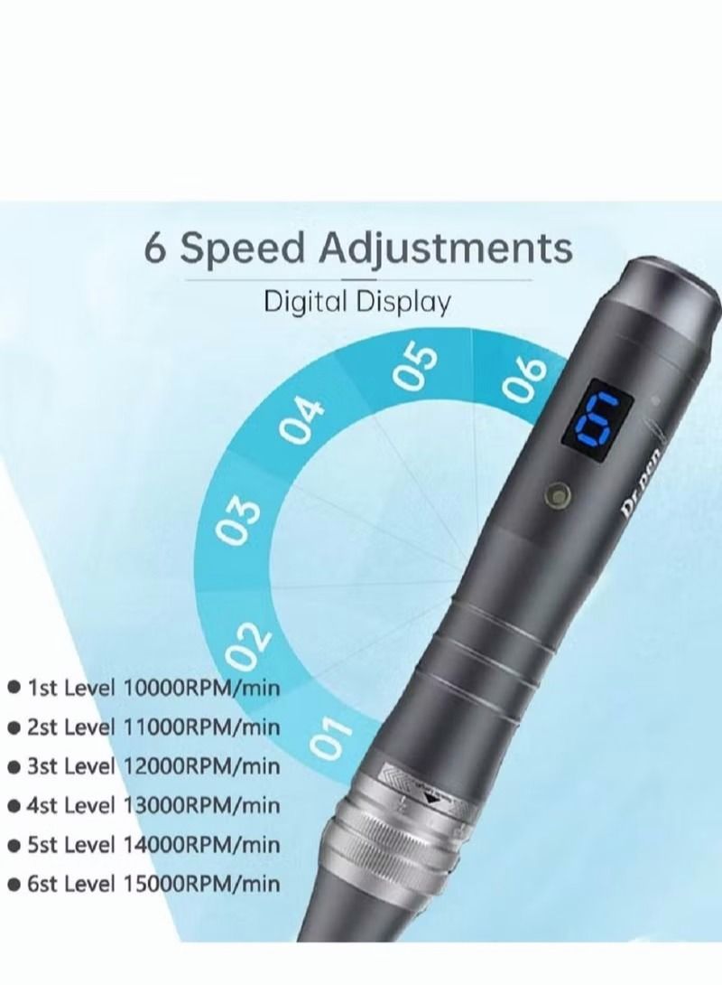 Dr. Pen Ultima M8 Professional Microneedling Pen - Cordless Derma Auto Pen - Best Face and Body Skincare Kit with 20pcs 36 pins