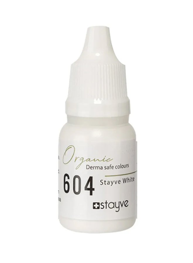 604 White Organic Correction Pigment 10ml SSW604