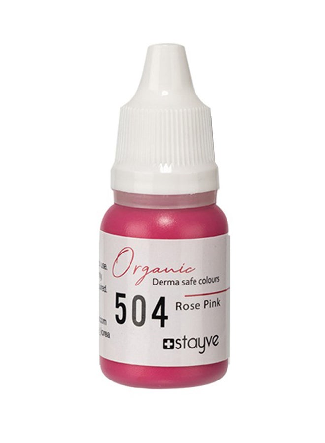 504 Rose Pink Organic Lip Pigment 10ml SRP504
