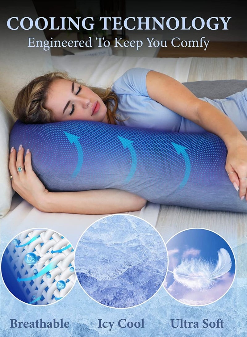 U Shape Full Body Pillow - Cooling Cover