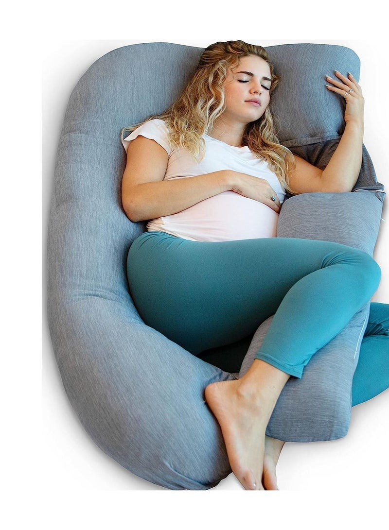 U Shape Full Body Pillow - Cooling Cover