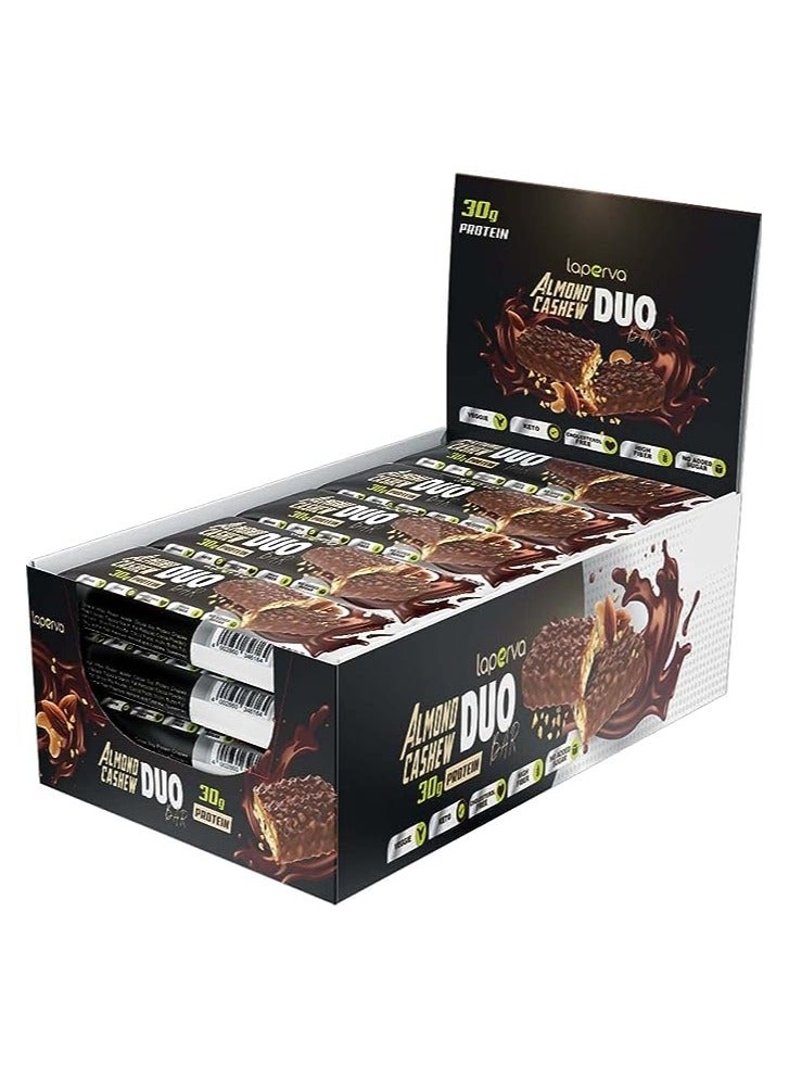 Laperva Protein Duo Bar Almond Cashew Flavor 18pc