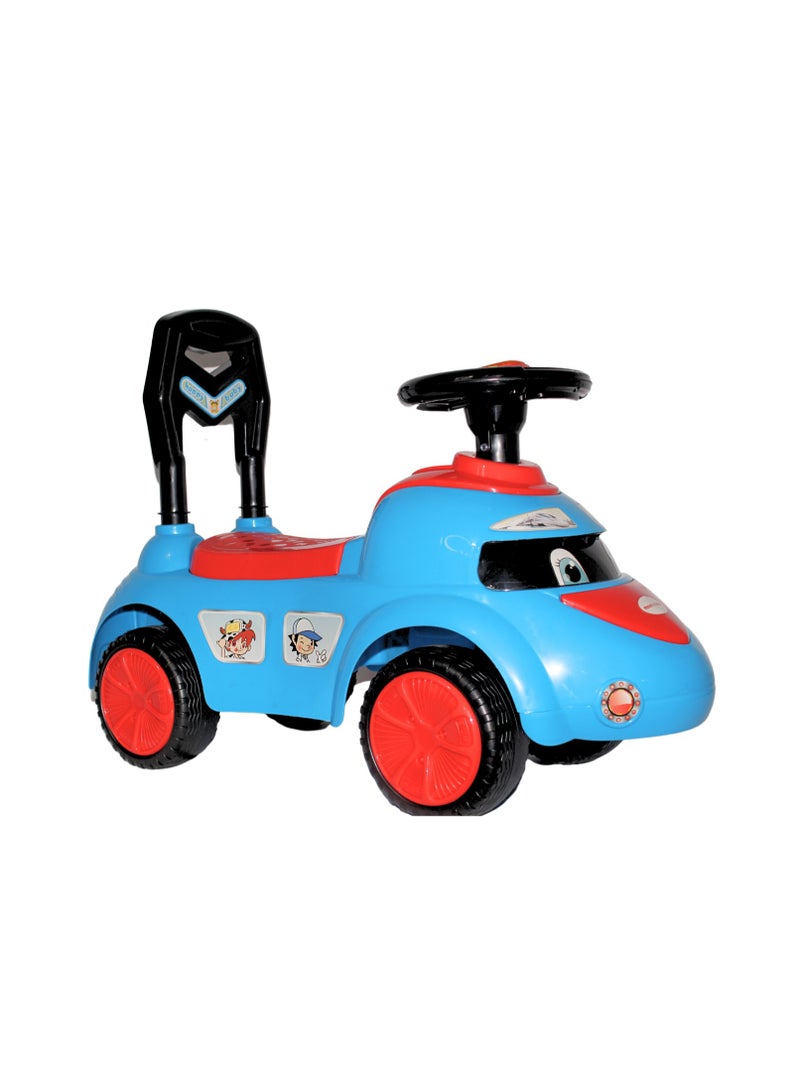 Ride on Baby Car for Kids Ride on Push Car with Music Button Kids Car with Storage & High Backrest Ride on Toy Car Push Ride on Car for Kids Baby Toddlers 1 to 3 Years Boys Girls