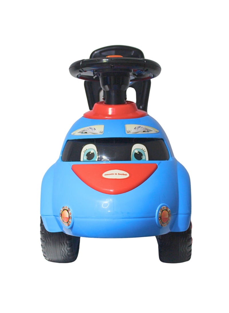 Ride on Baby Car for Kids Ride on Push Car with Music Button Kids Car with Storage & High Backrest Ride on Toy Car Push Ride on Car for Kids Baby Toddlers 1 to 3 Years Boys Girls