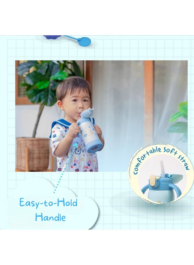 Stainless Steel Vacuum Bottle 0.32L Blue