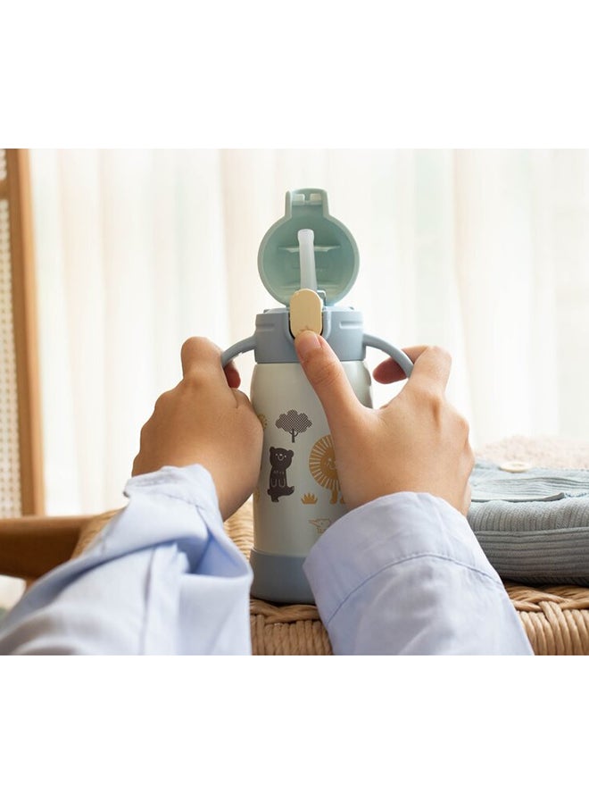 Stainless Steel Vacuum Bottle 0.32L Blue