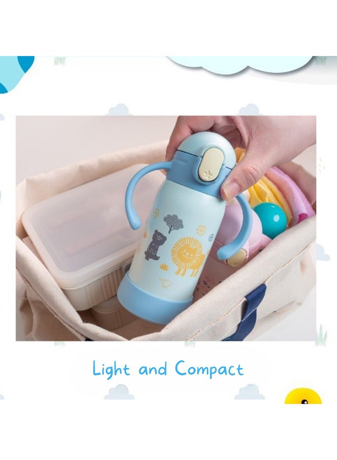 Stainless Steel Vacuum Bottle 0.32L Blue