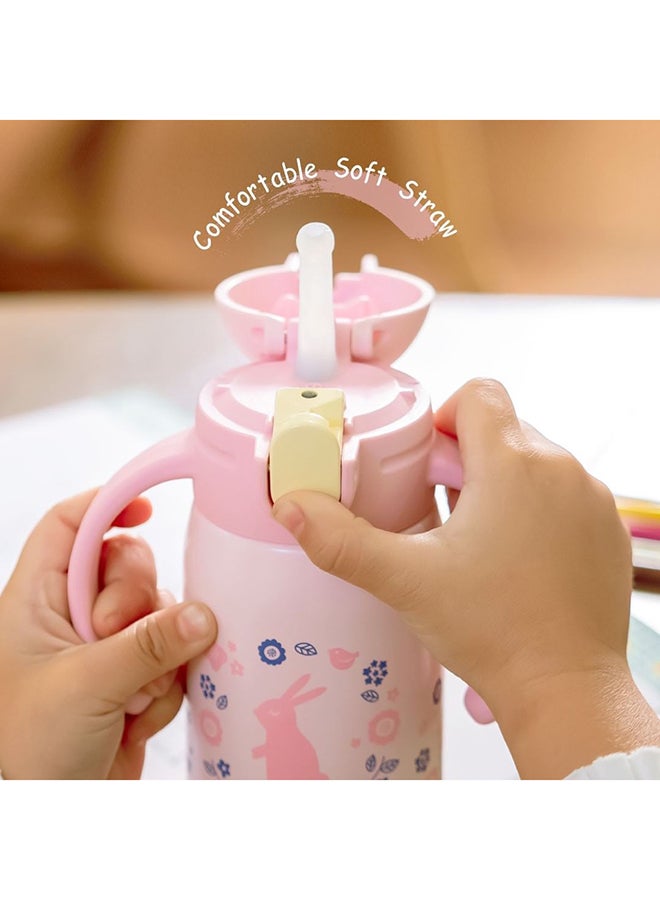 Stainless Steel Vacuum Bottle 0.32L Pink