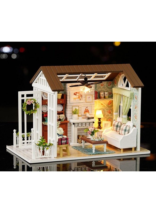 Diy Miniature Dollhouse Kit With Music Box Rylai 3D Puzzle Challenge For Adult Kids Xmas Gifts Z008