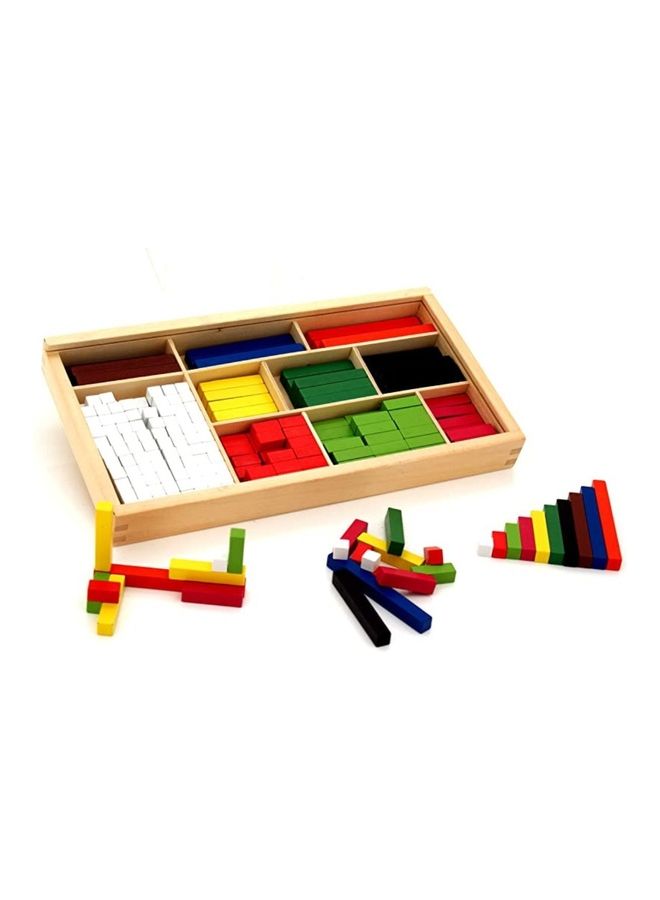 Wooden Maths Rods Set