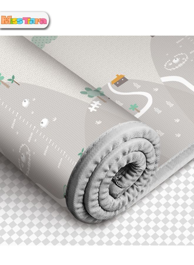 Baby Crawling Mat , 200*180*1 cm Non Toxic Floor Mat,Double-Sided Waterproof Baby Play Mat for Toddler Boy Girl