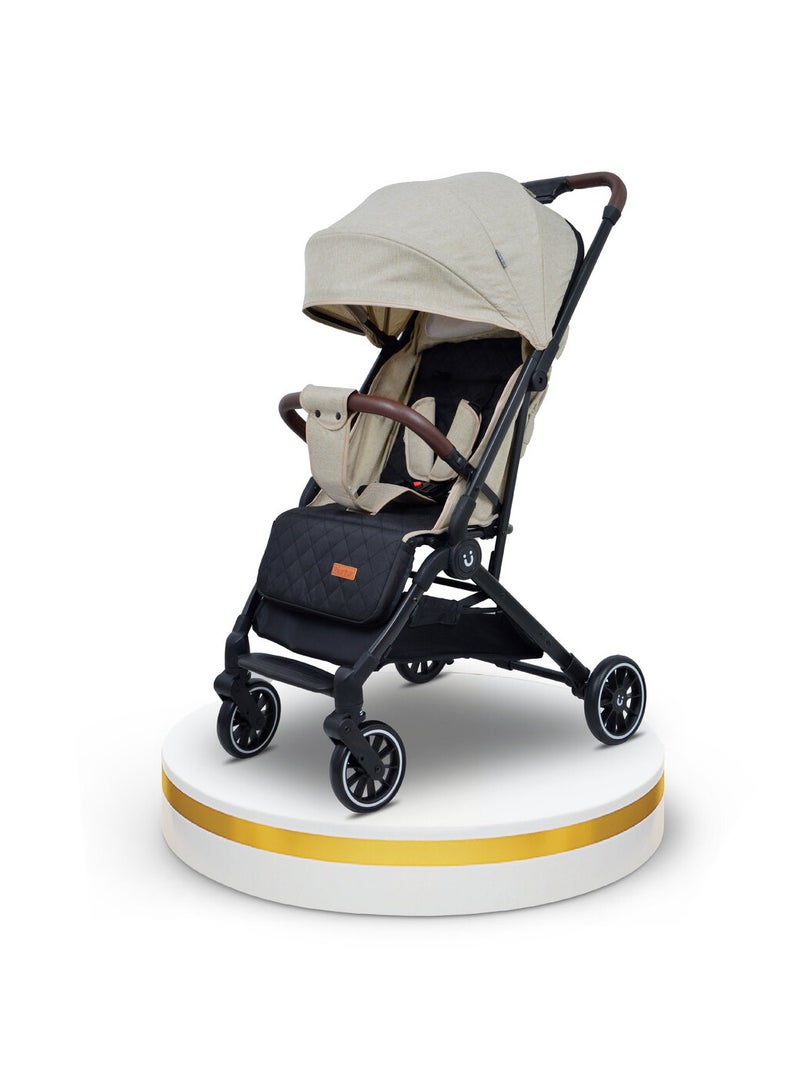 Kids Stroller Storage Basket 5 Point Safety Harness Compact Foldable Design Travel stroller
