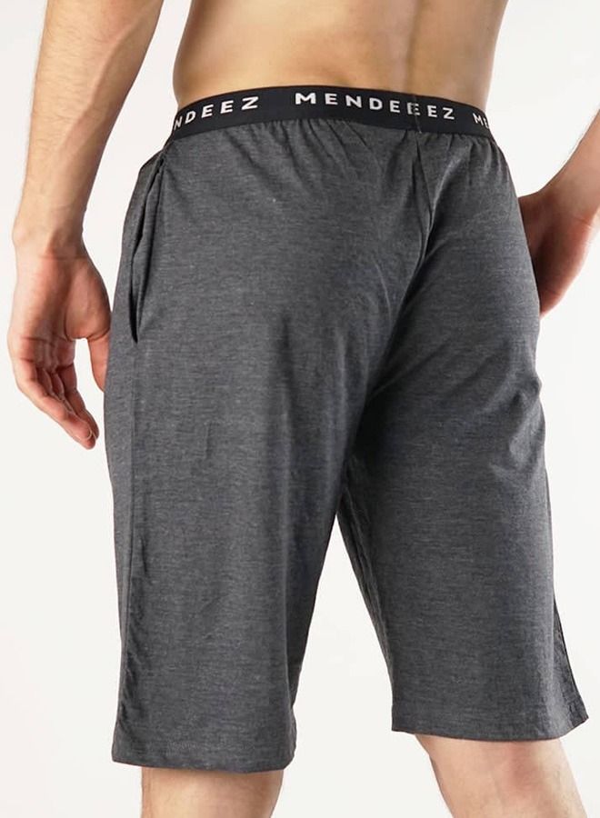 SNUGGER SHORTS-CHARCOAL