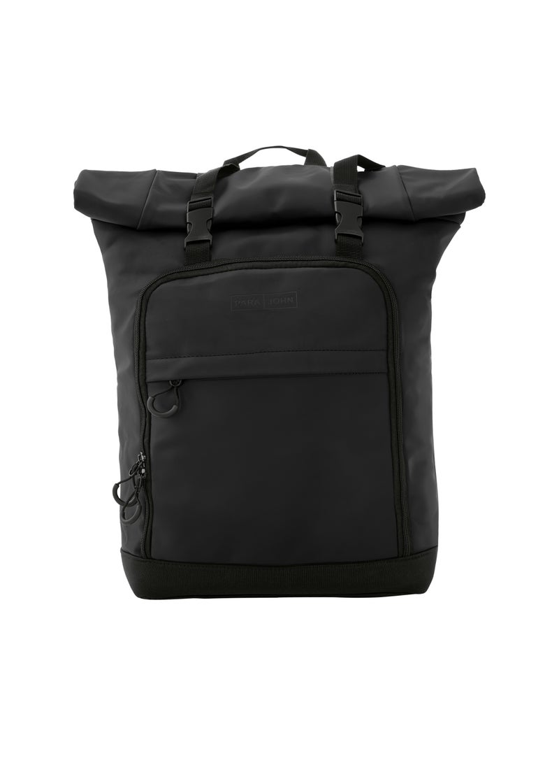 Rolltop Rucksack/Backpack - Waterproof Backpack For Women and Men - Rucksack For Travel and Work (Black)