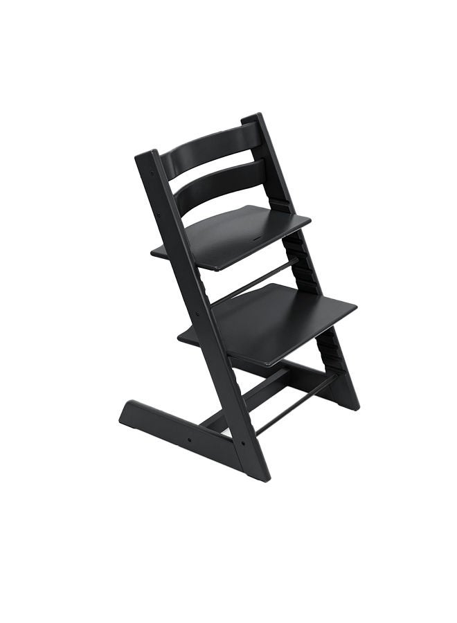 Tripp Trapp Chair Adjustable, Convertible Baby High Chair For Toddlers , Children And Adults Convenient, Comfortable And Ergonomic Classic Design - Black