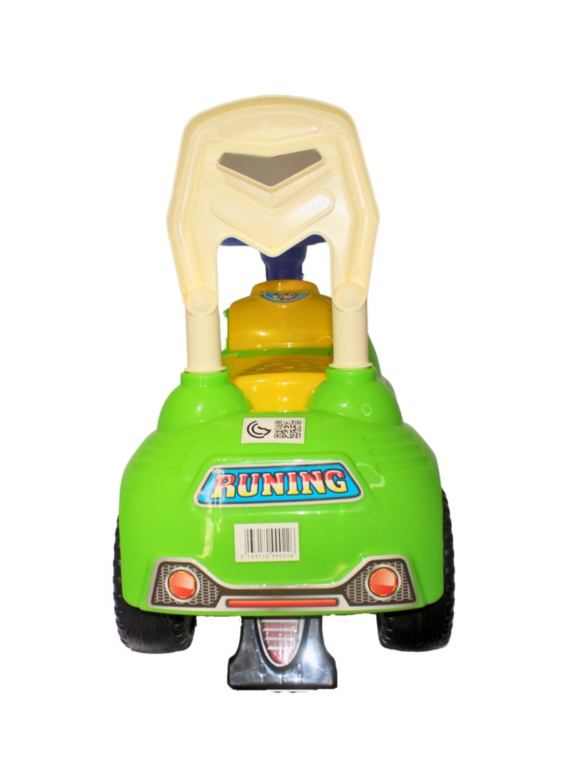 Ride on Baby Car for Kids Ride on Push Car with Music Button Kids Car with Storage & High Backrest Ride on Toy Car Push Ride on Car for Kids Baby Toddlers 1 to 3 Years Boys Girls