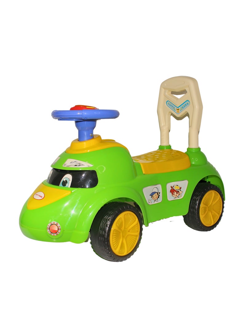 Ride on Baby Car for Kids Ride on Push Car with Music Button Kids Car with Storage & High Backrest Ride on Toy Car Push Ride on Car for Kids Baby Toddlers 1 to 3 Years Boys Girls