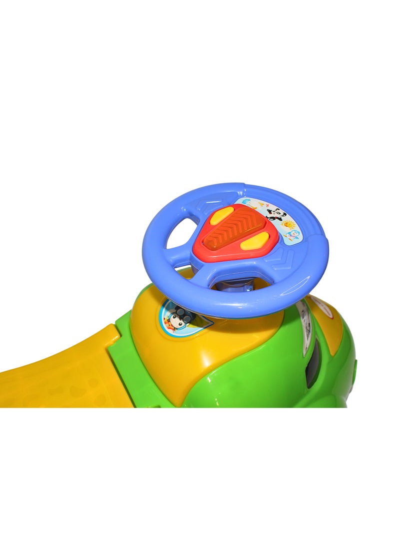 Ride on Baby Car for Kids Ride on Push Car with Music Button Kids Car with Storage & High Backrest Ride on Toy Car Push Ride on Car for Kids Baby Toddlers 1 to 3 Years Boys Girls