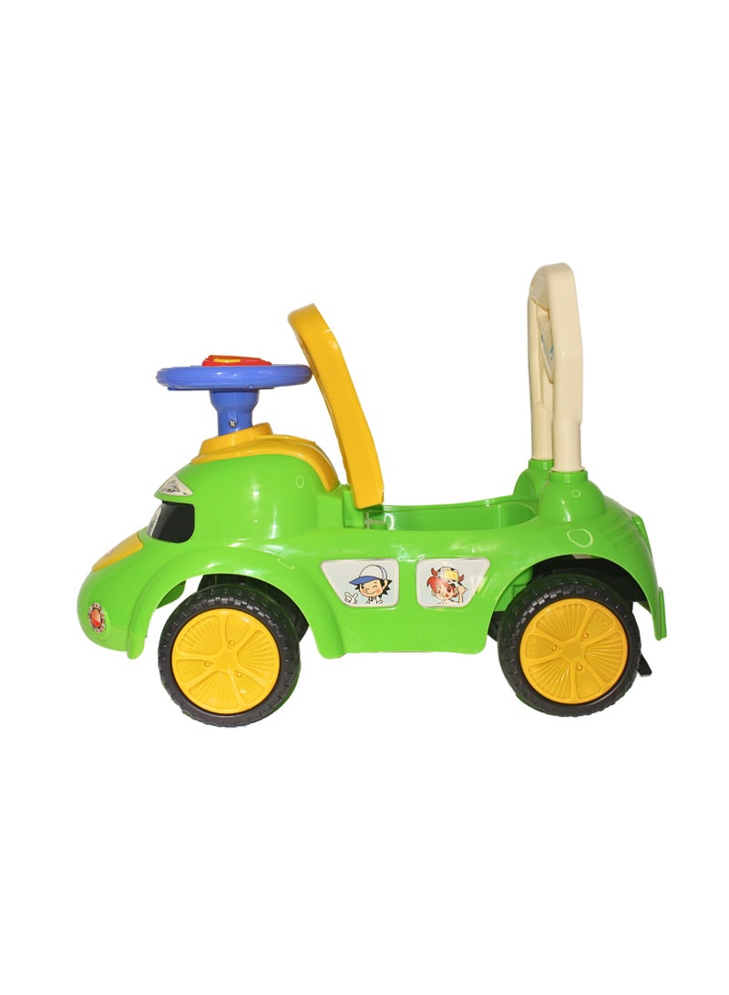 Ride on Baby Car for Kids Ride on Push Car with Music Button Kids Car with Storage & High Backrest Ride on Toy Car Push Ride on Car for Kids Baby Toddlers 1 to 3 Years Boys Girls