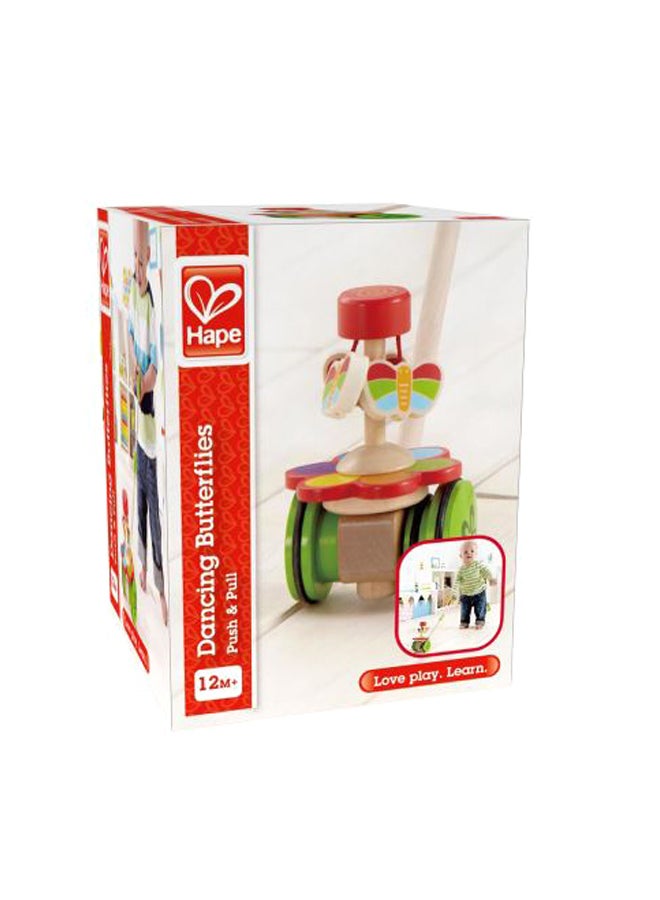 Dancing Butterflies Push And Pull Toy 56.49x14.81x16.1cm