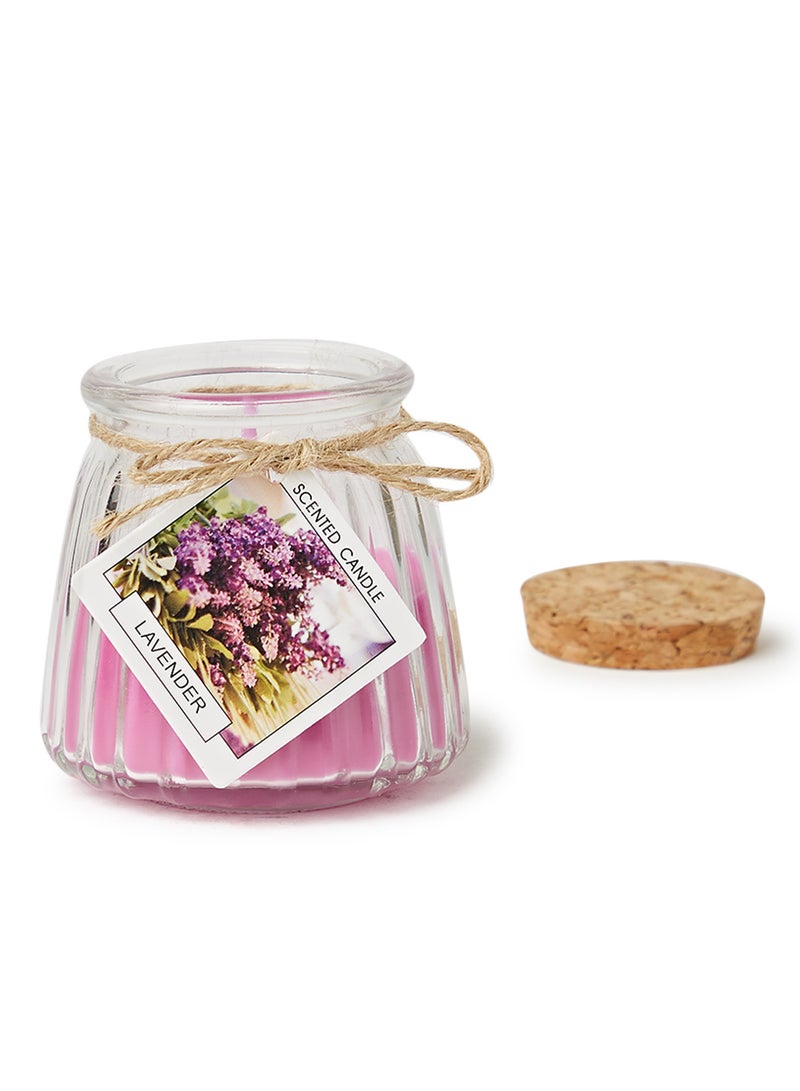 12-Piece Luxury Jar Scented Candle Set Purple/White 7 x 5.5cm