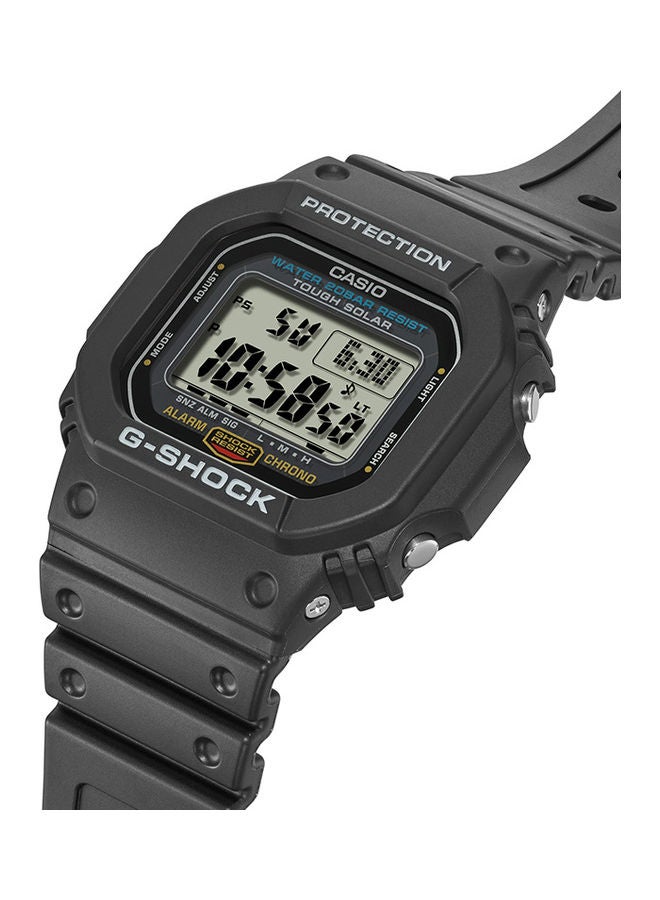 Men's Digital Square Water Resistance Wrist Watch G-5600UE-1DR