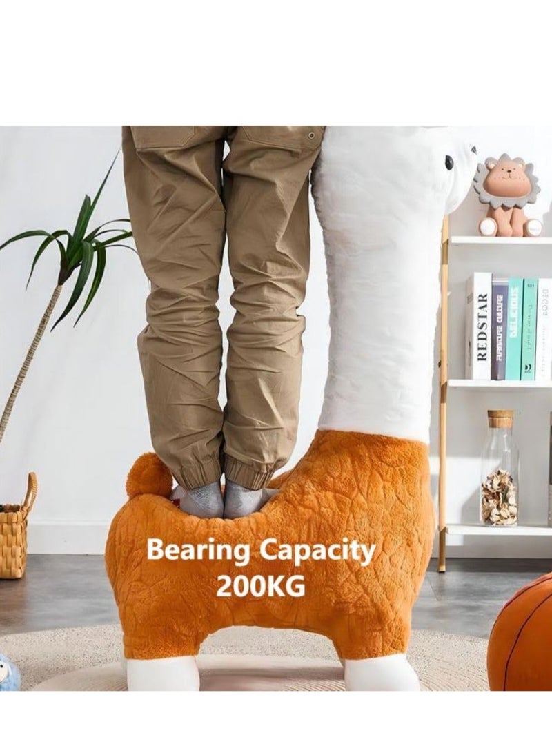 COOLBABY Giant Alpaca With Detachable Wheels Children's Riding Toy Load-Bearing 200KG Suitable For Children Of All Ages