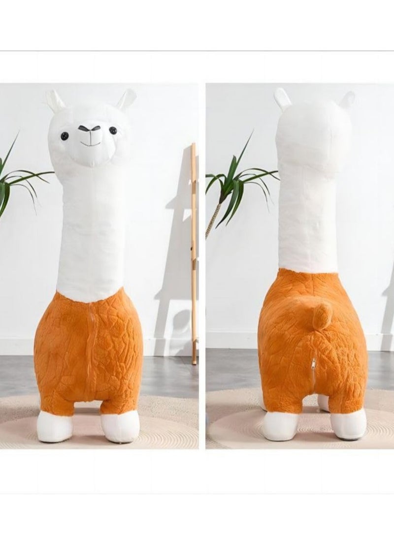 COOLBABY Giant Alpaca With Detachable Wheels Children's Riding Toy Load-Bearing 200KG Suitable For Children Of All Ages