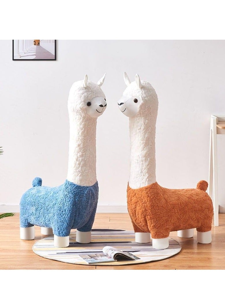 COOLBABY Giant Alpaca With Detachable Wheels Children's Riding Toy Load-Bearing 200KG Suitable For Children Of All Ages Blue