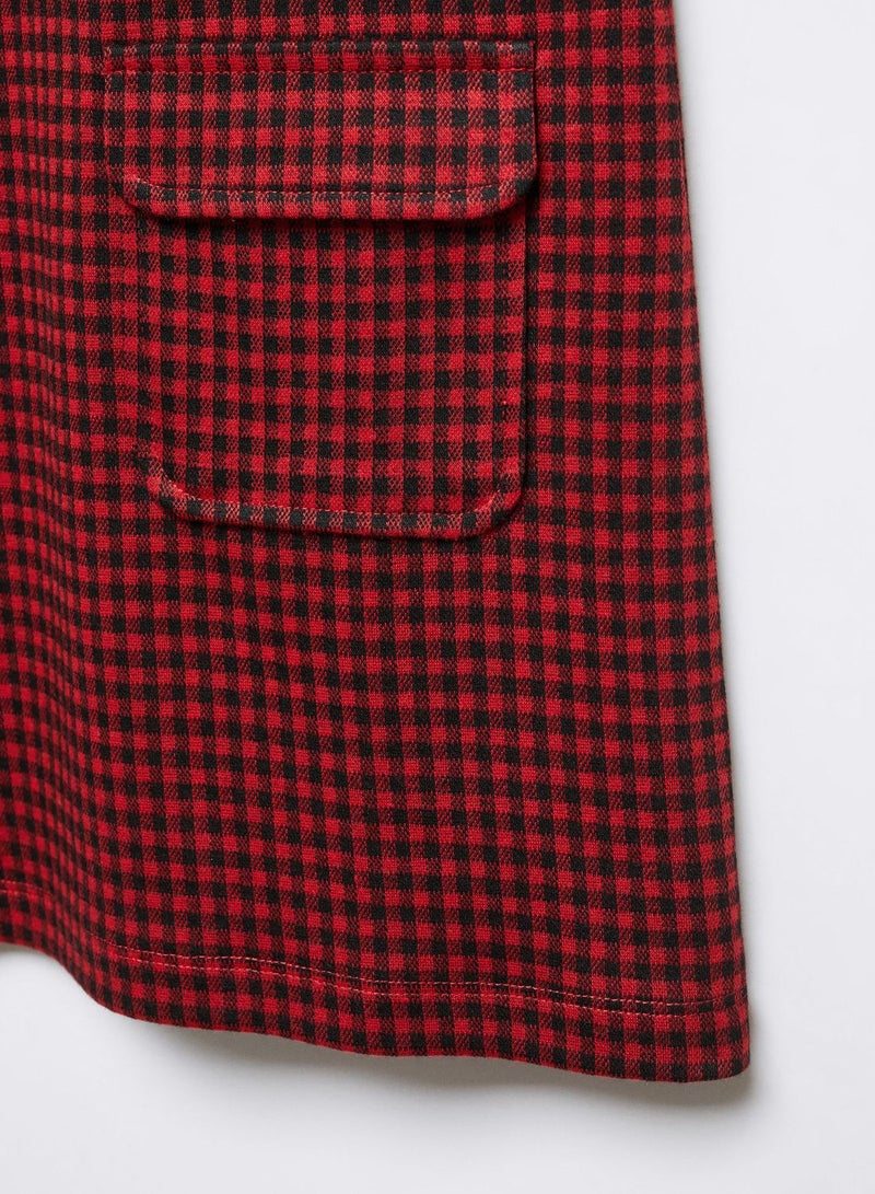 Kids Checked Dress
